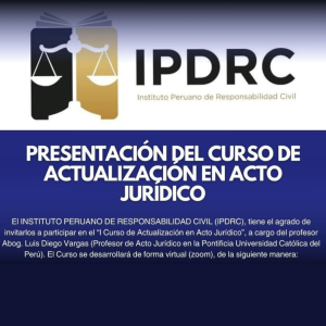 I Curso de Actualización de Acto Jurídico
